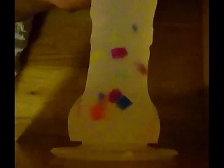 My boyfriend put warm his trhoat for my dick